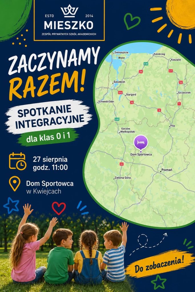 PRZYPOMINAMY! SPOTKANIE INTEGRACYJNE DLA KLAS 0 I 1